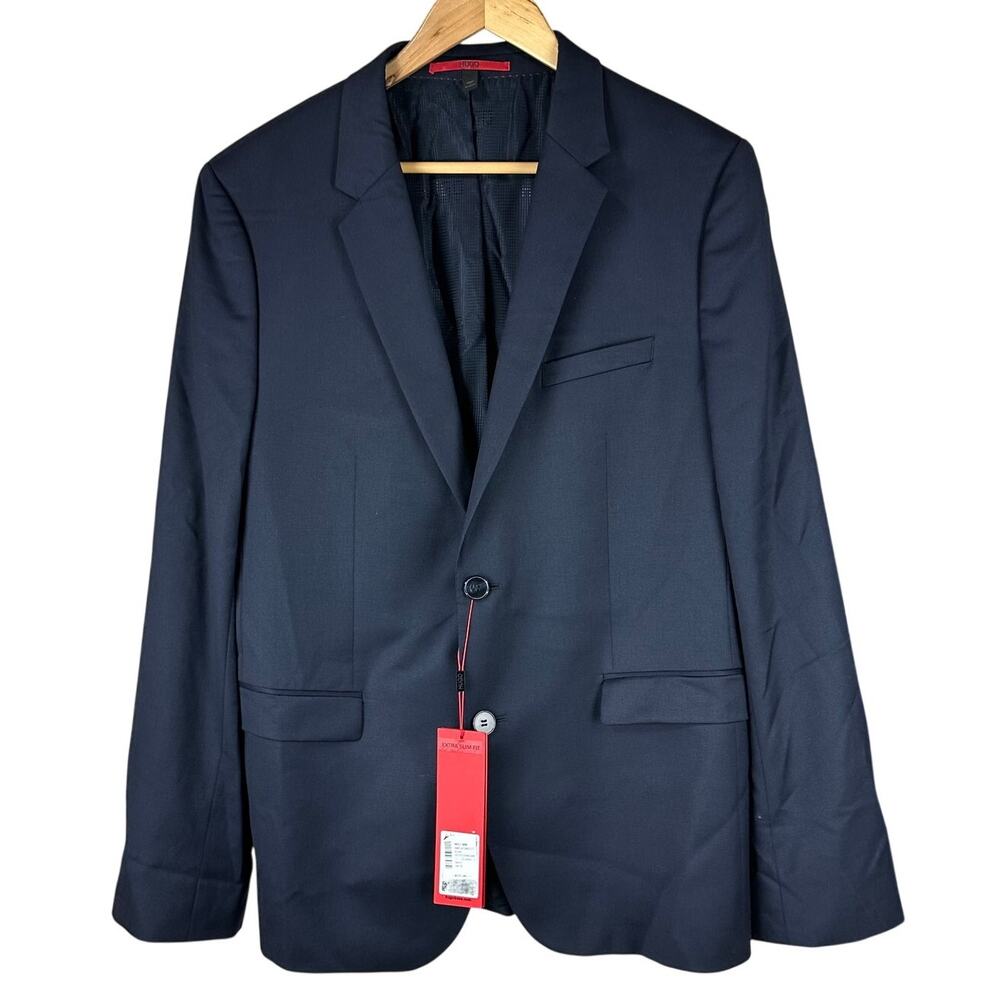 Hugo by Hugo Boss Men's Aldons Blazer Navy Size 44R New With Tags Condition
